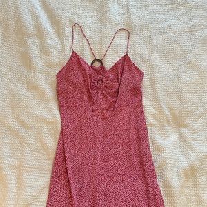 Zara Summer Dress, Midi length, Size L, Criss-cross back straps